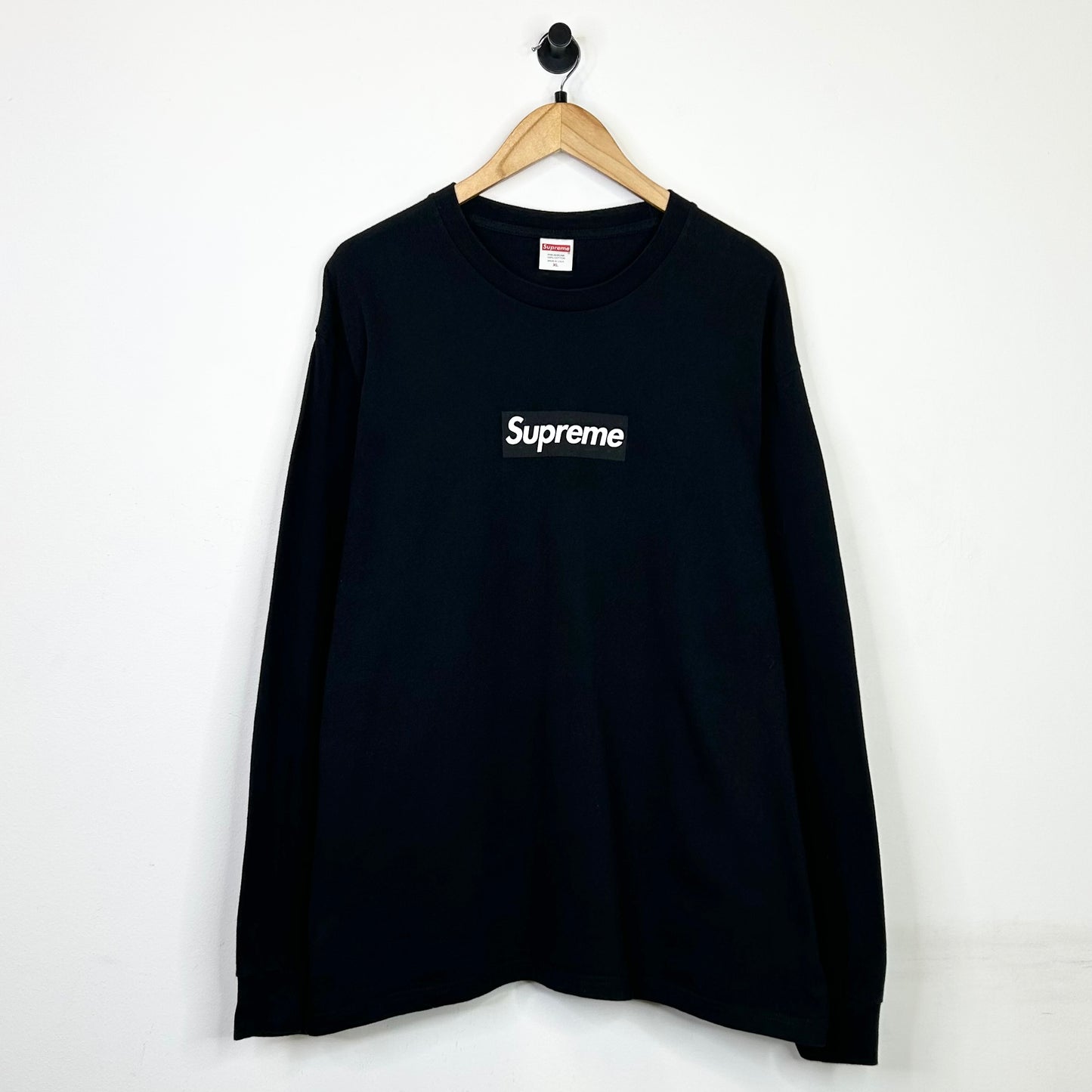 SUPREME BLACK BOX LOGO LONGSLEEVE