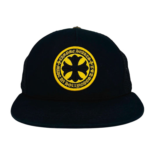CHROME HEARTS YELLOW CROSS TRUCKER