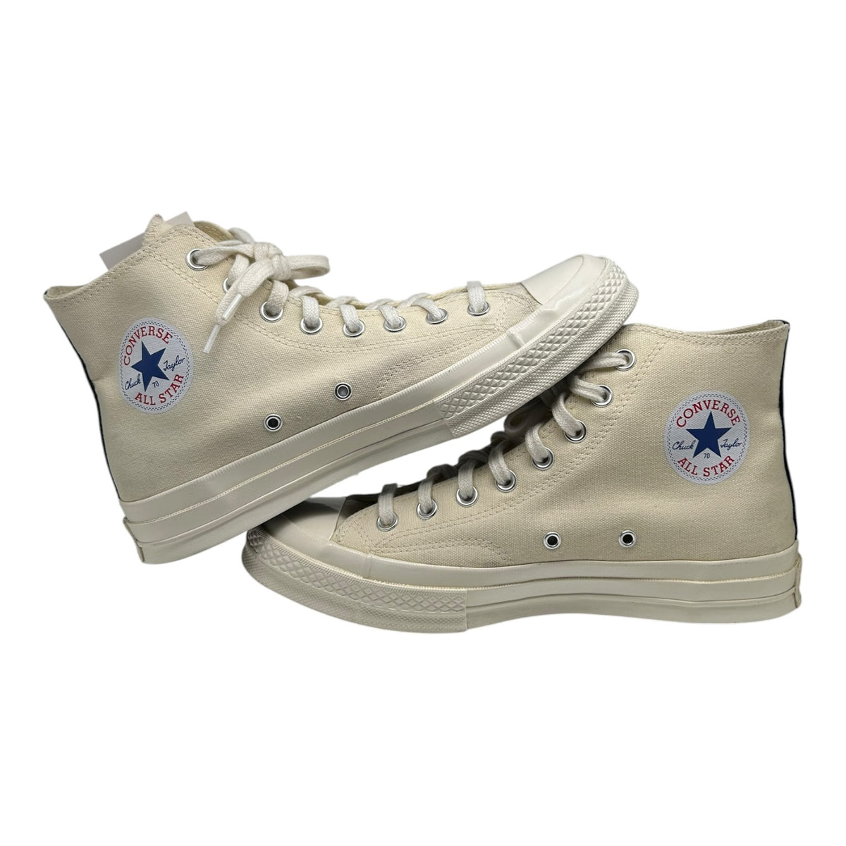 PREOWNED CONVERSE CHUCK TAYLOR ALL STAR 70 HI COMME DES GARCONS PLAY
