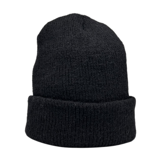 VINTAGE BLACK BLANK BEANIE