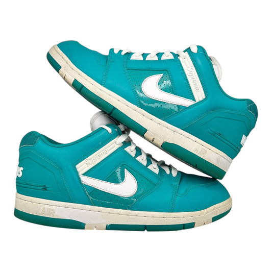 PREOWNED NIKE SB AIR FORCE 2 LOW SUPREME EMERALD