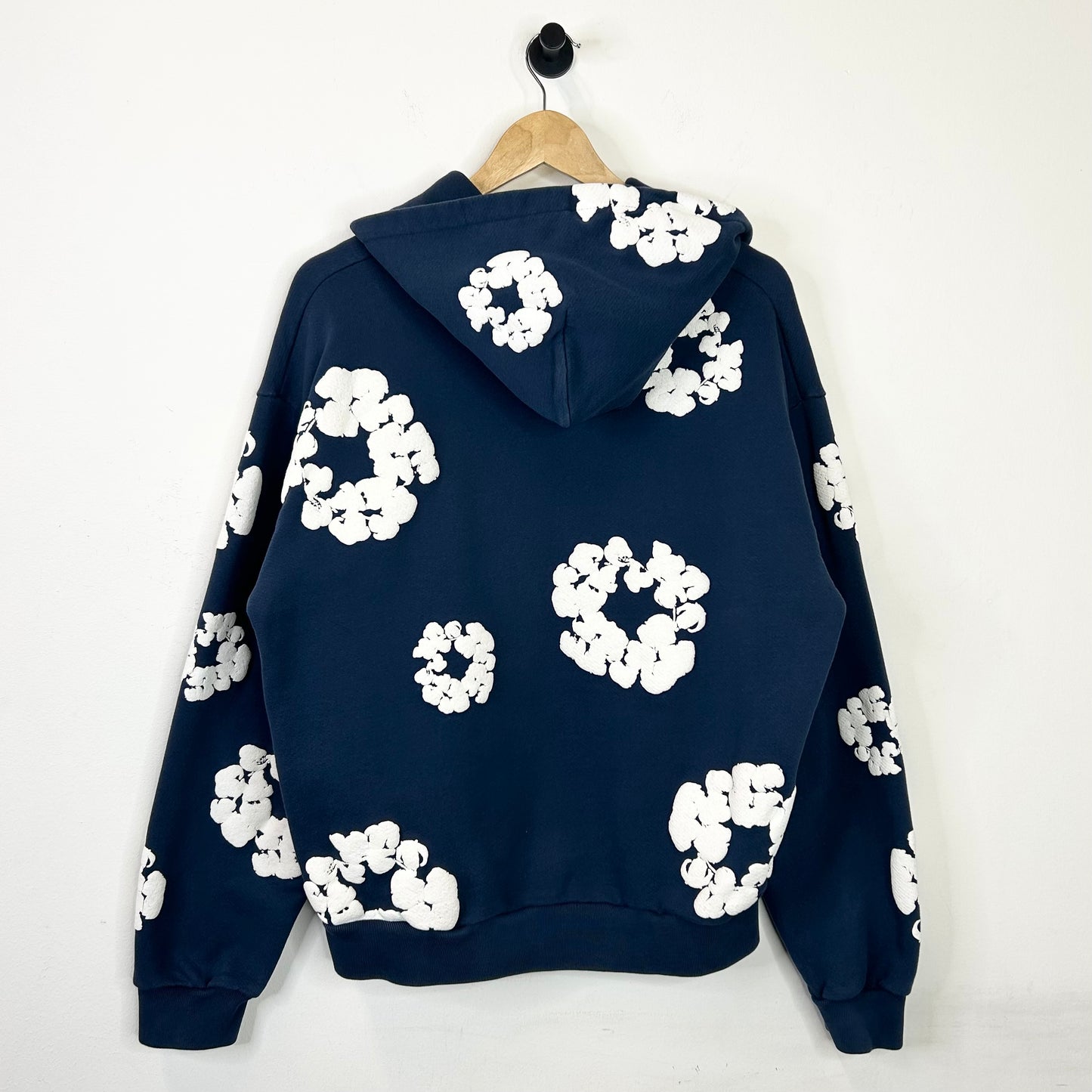DENIM TEARS NAVY BLUE HOODIE