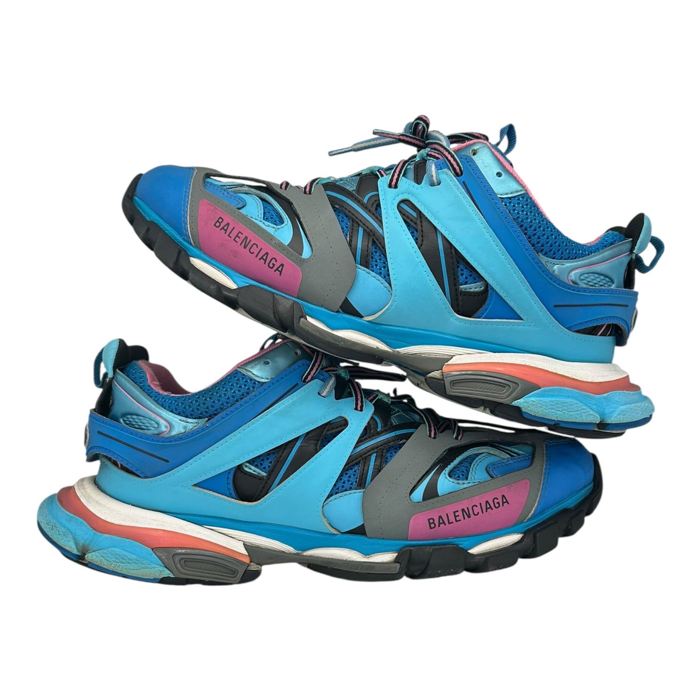 PREOWNED BALENCIAGA TRACK BLUE/PINK