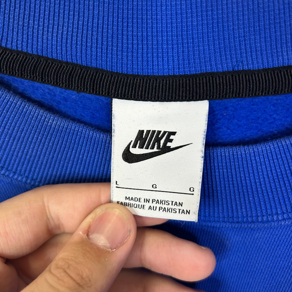 STUSSY x NIKE CREWNECK BLUE
