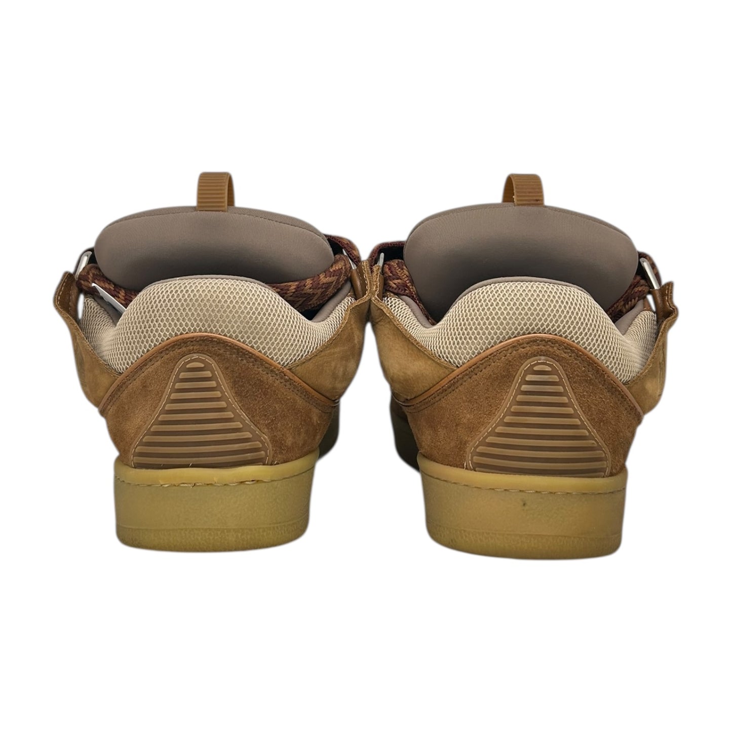 PREOWNED LAVIN CURB SNEAKERS HONEY