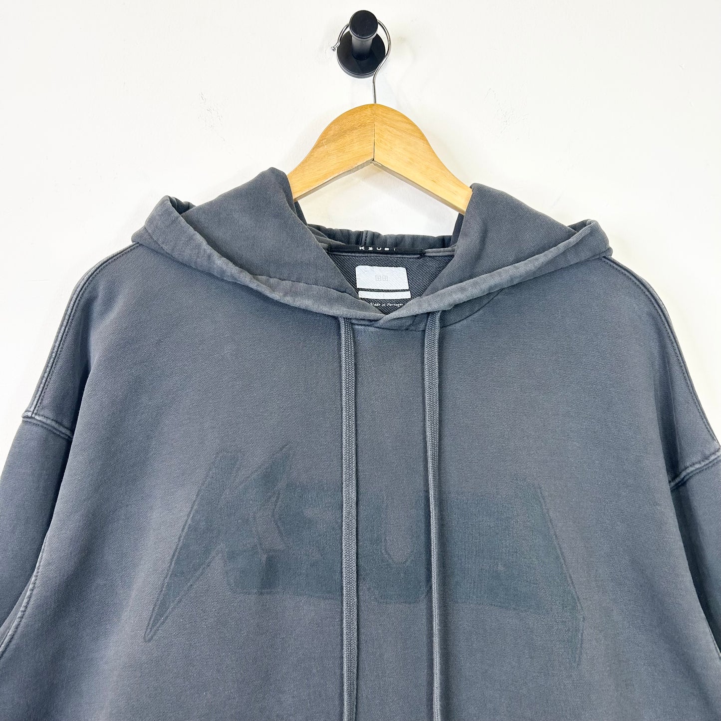 KSUBI FADED GREY HOODIE