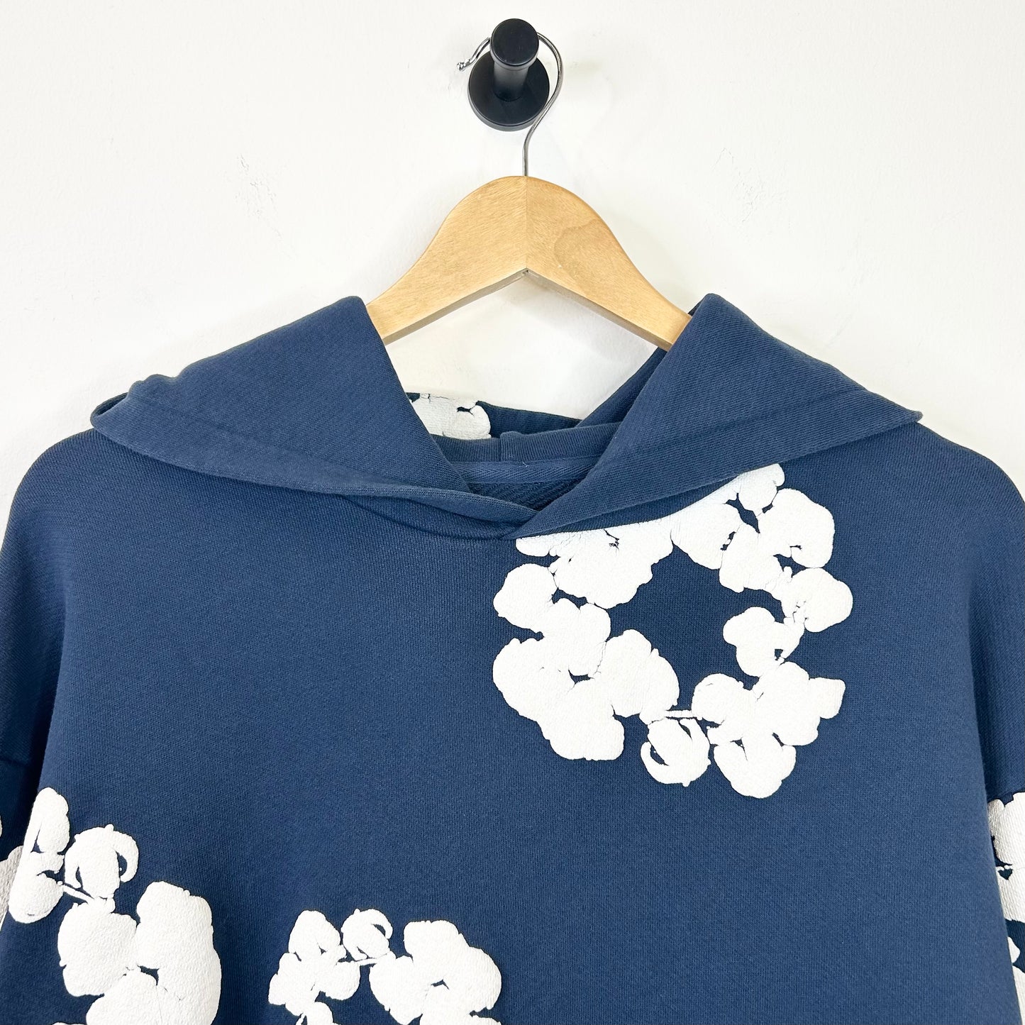 DENIM TEARS NAVY BLUE HOODIE