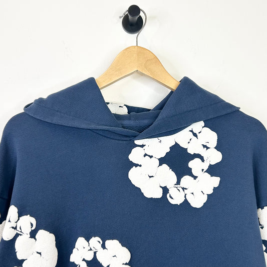 DENIM TEARS NAVY BLUE HOODIE