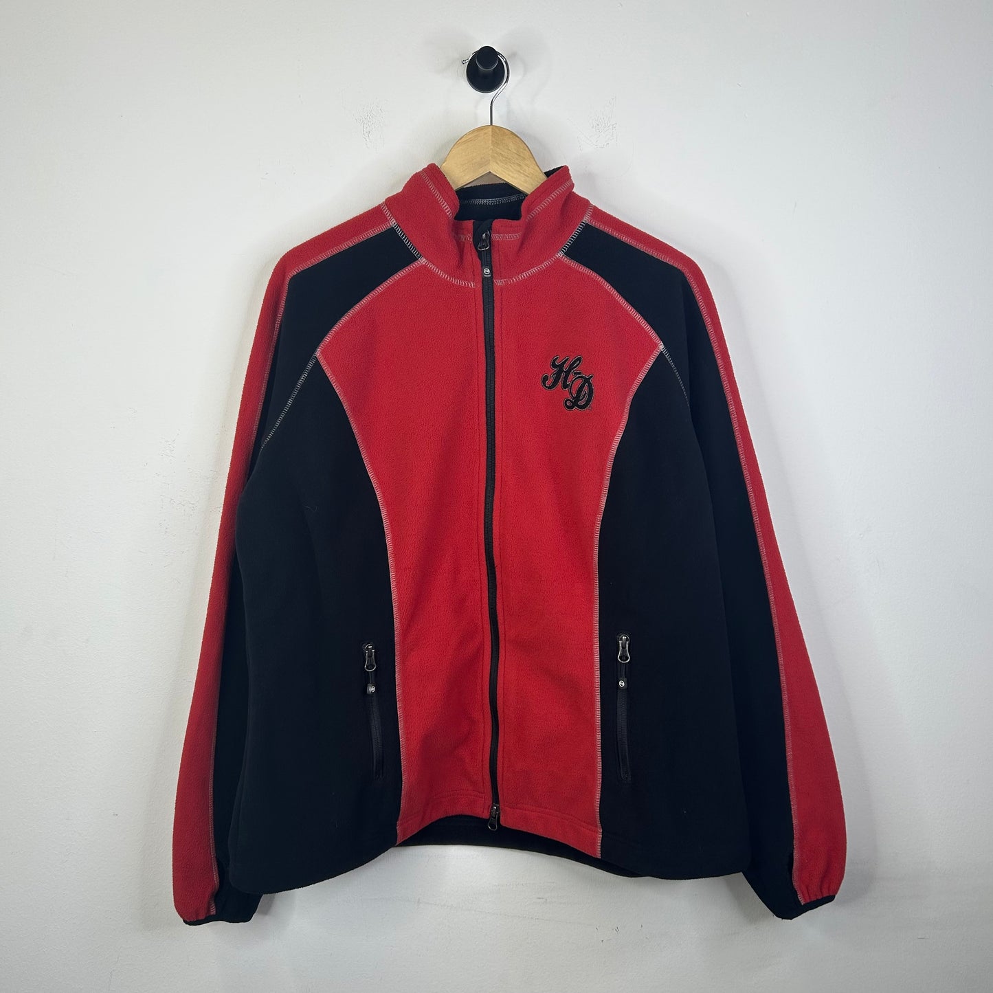 HARLEY DAVIDSON RED/BLACK FLEECE