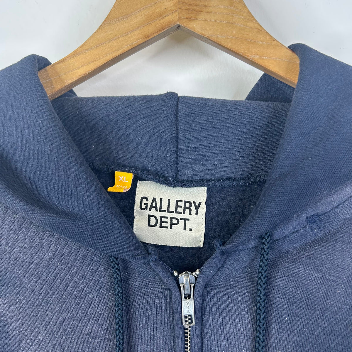 GALLERY DEPT. NAVY SUNFADE LOGO HOODIE