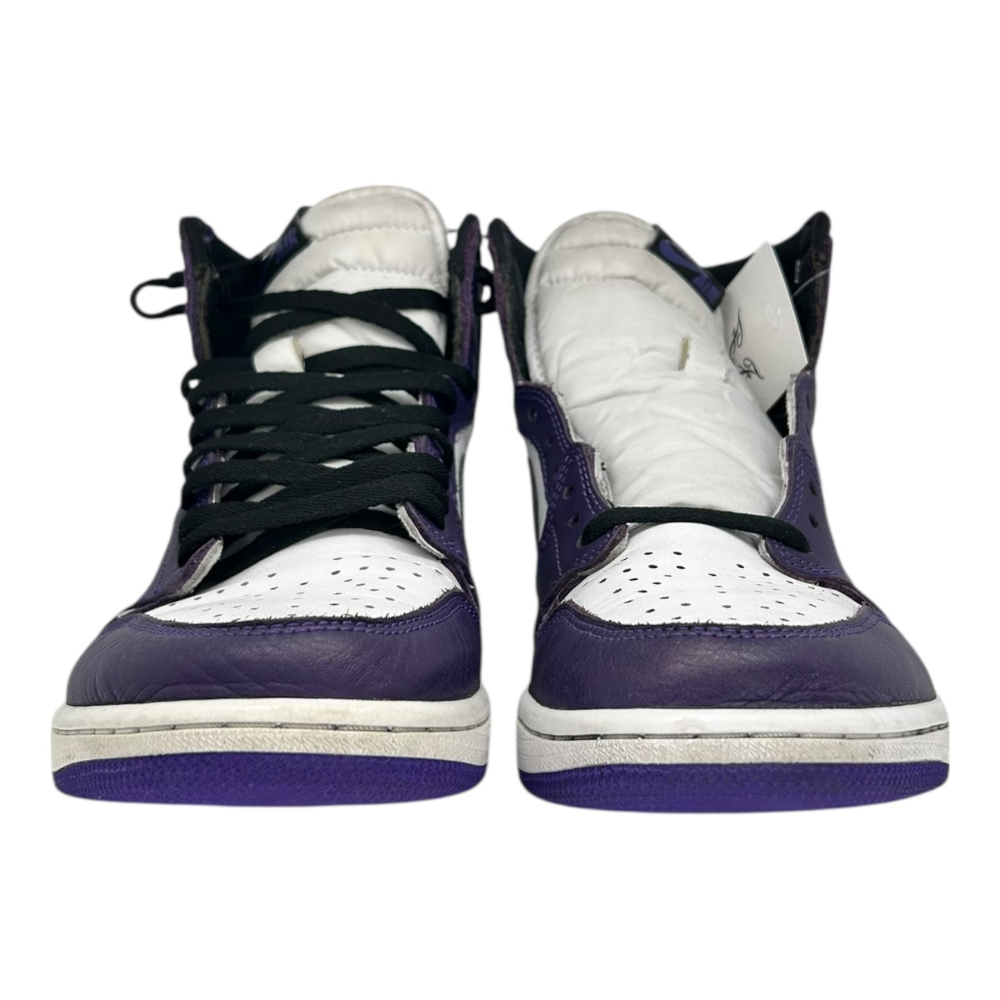 PREOWNED JORDAN 1 HIGH COURT PURPLE WHITE
