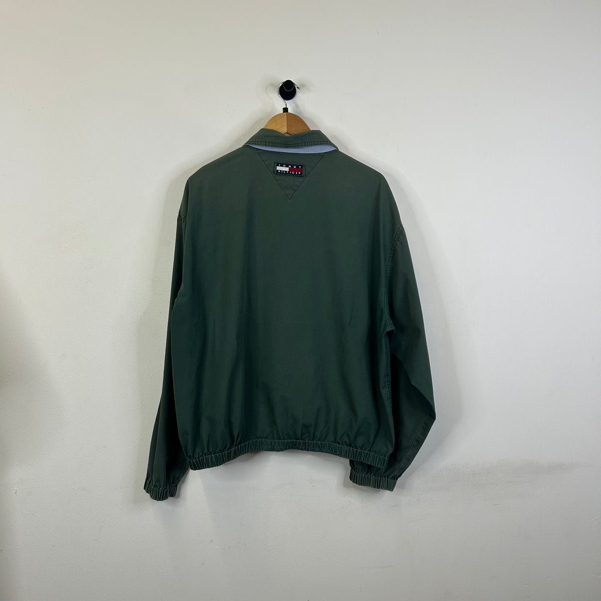 TOMMY HILFIGER HUNTER GREEN HARINGTON JACKET