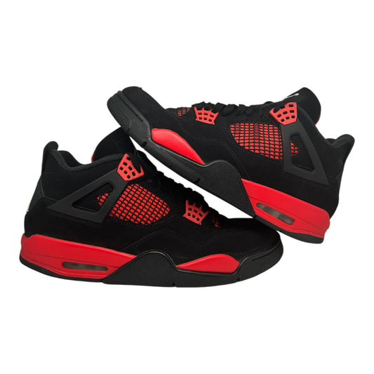 PREOWNED JORDAN 4 RED THUNDER SZ 10.5