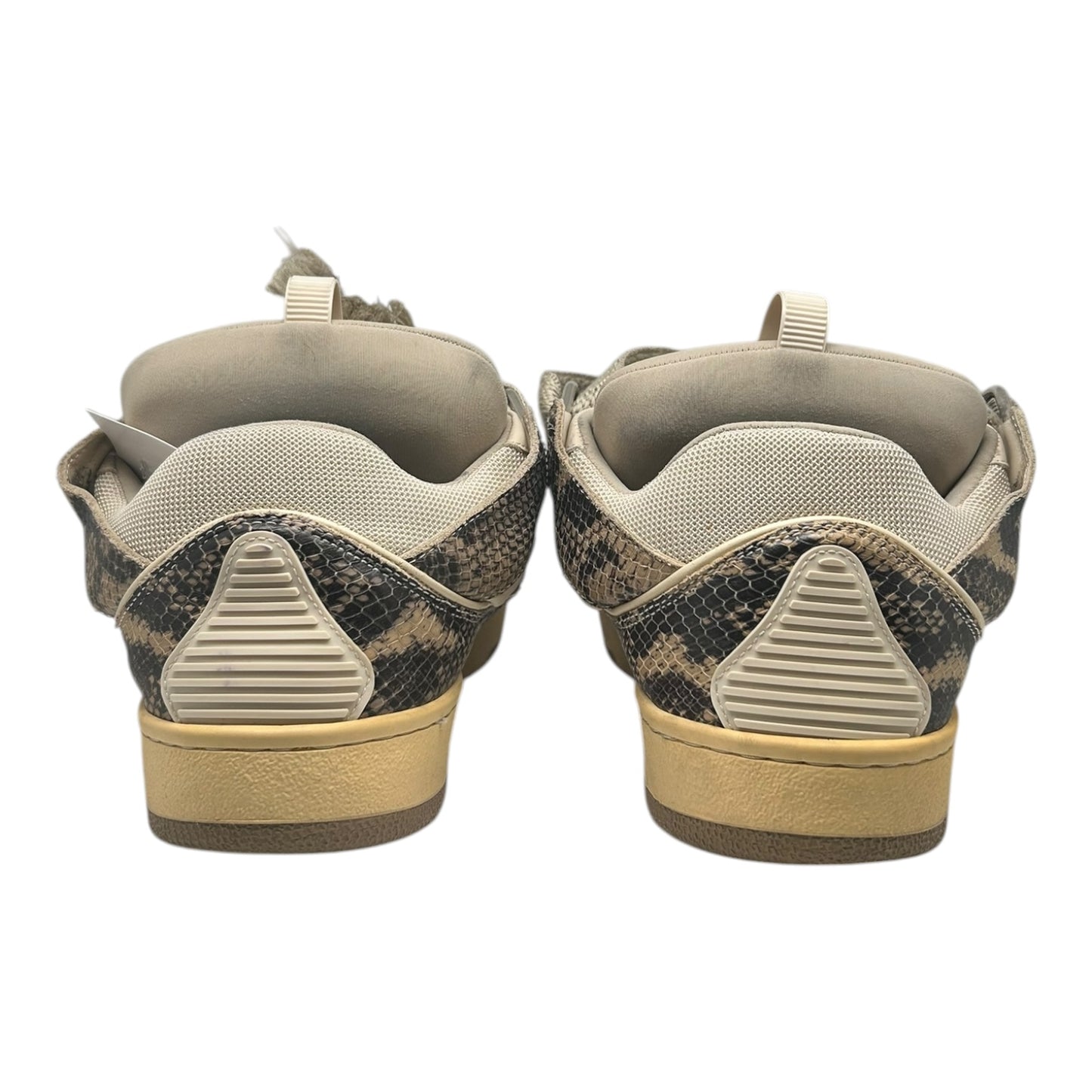 PREOWNED LANVIN CURB BEIGE PYTHON