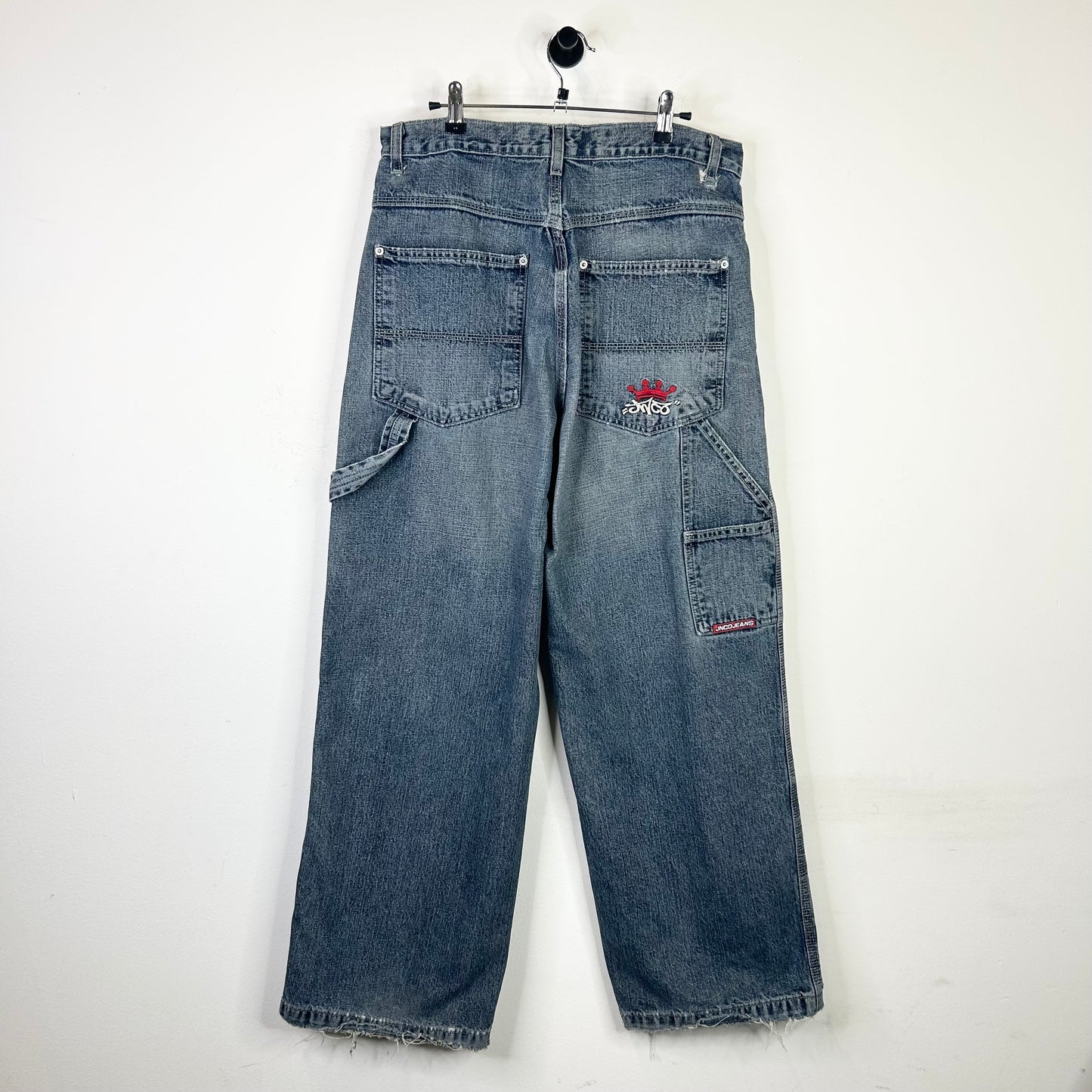 VINTAGE JNCO CROWN LOGO WIDE LEG JEANS