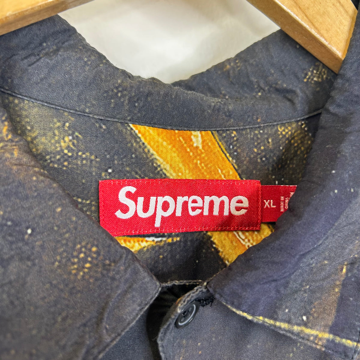 SUPREME x ERNIE BARNES POOL HALL BUTTON UP SHIRT