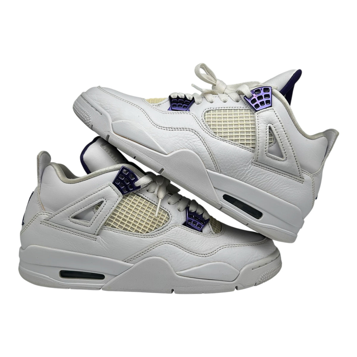 PREOWNED JORDAN 4 PURPLE METTALIC