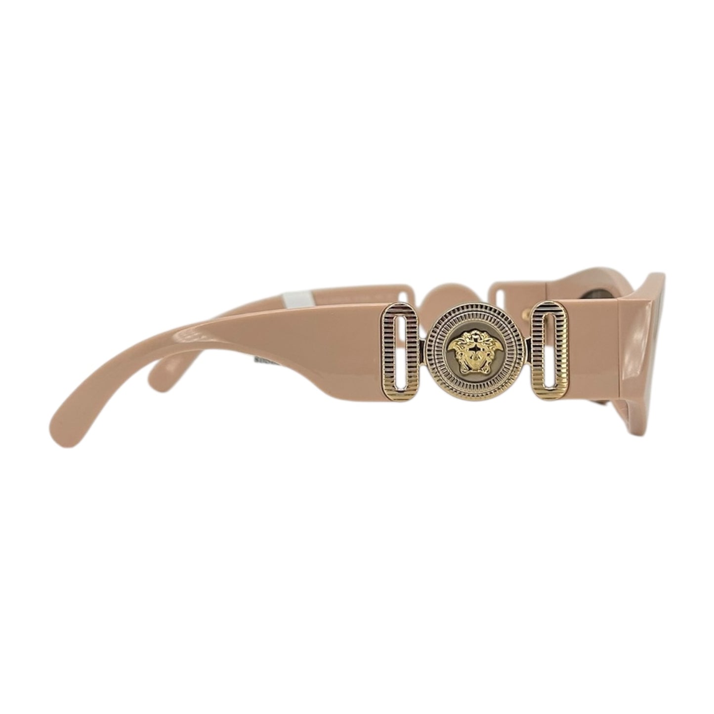 VERSACE MEDUSA HEAD CAT EYE SUNGLASSES NUDE