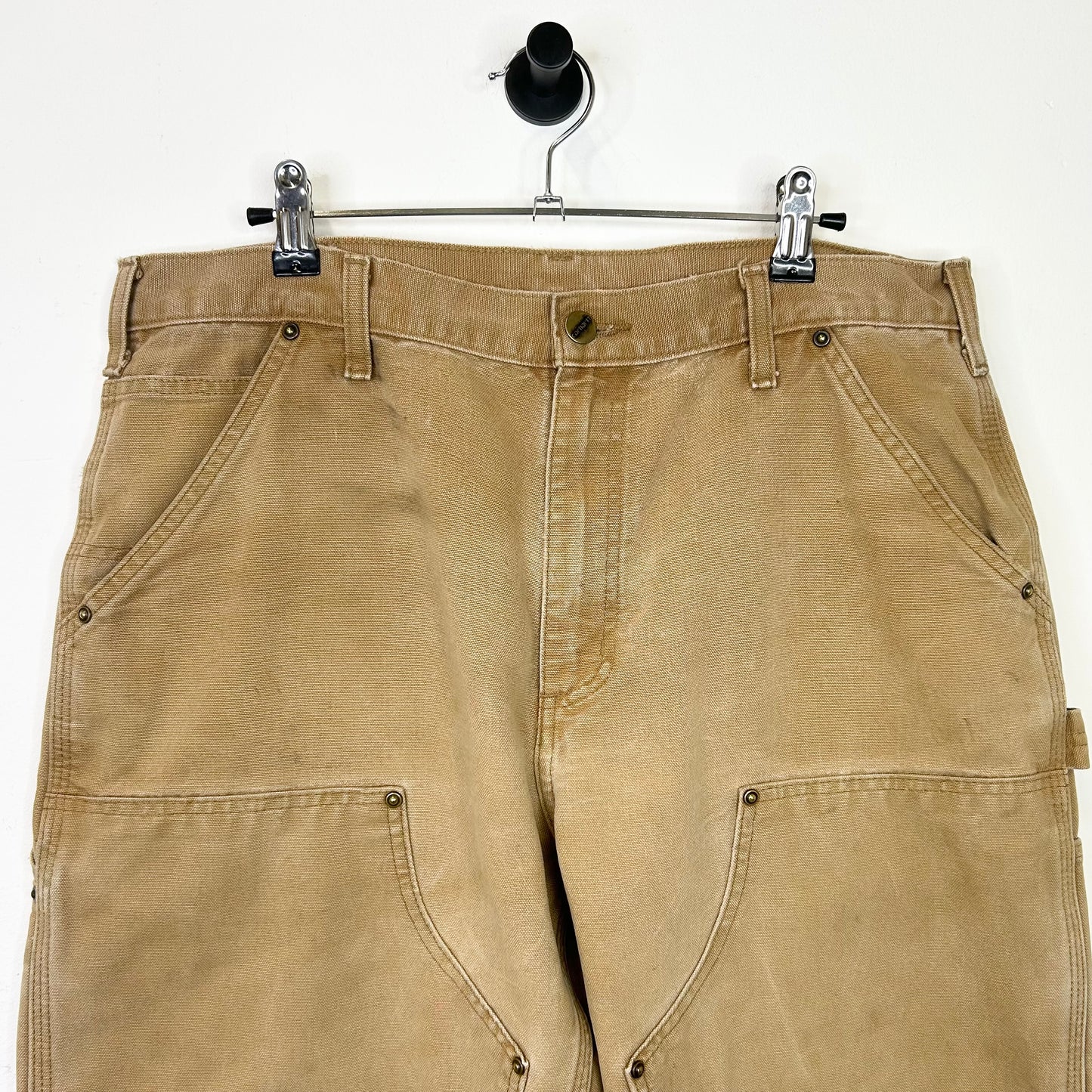 TAN FADED CARHARTT DOUBLE KNEES