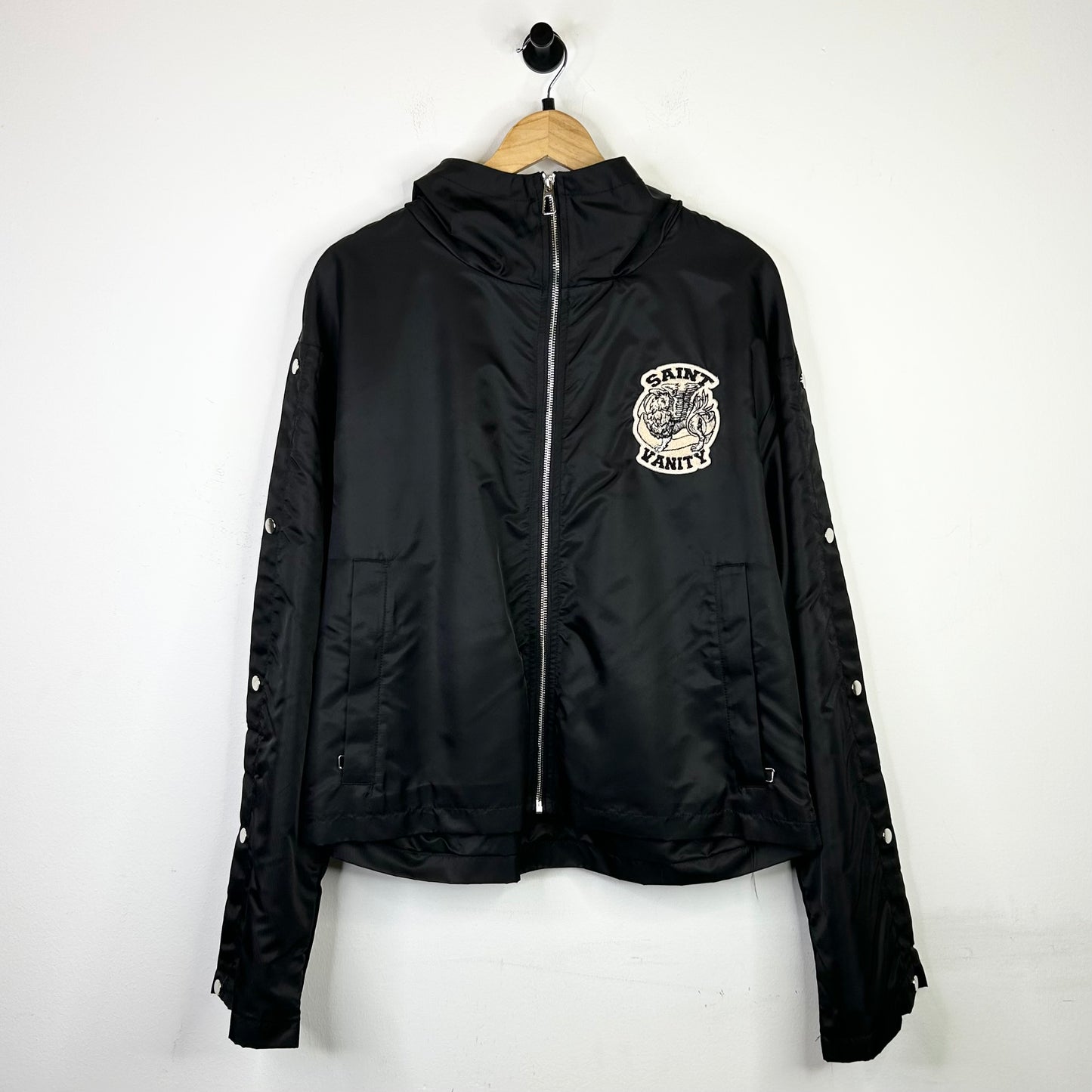 SAINT VANITY BLACK NYLON JACKET