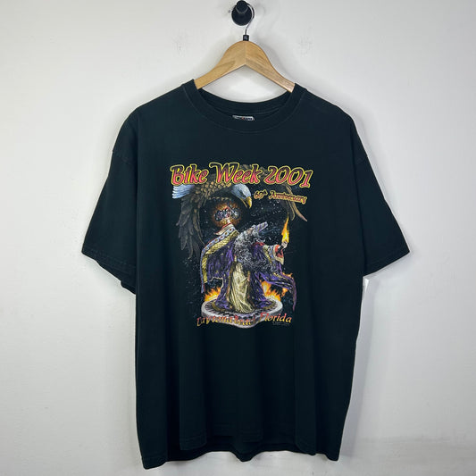 BIKE WEEK 2001 DAYTONA BEACH WIZARD TEE