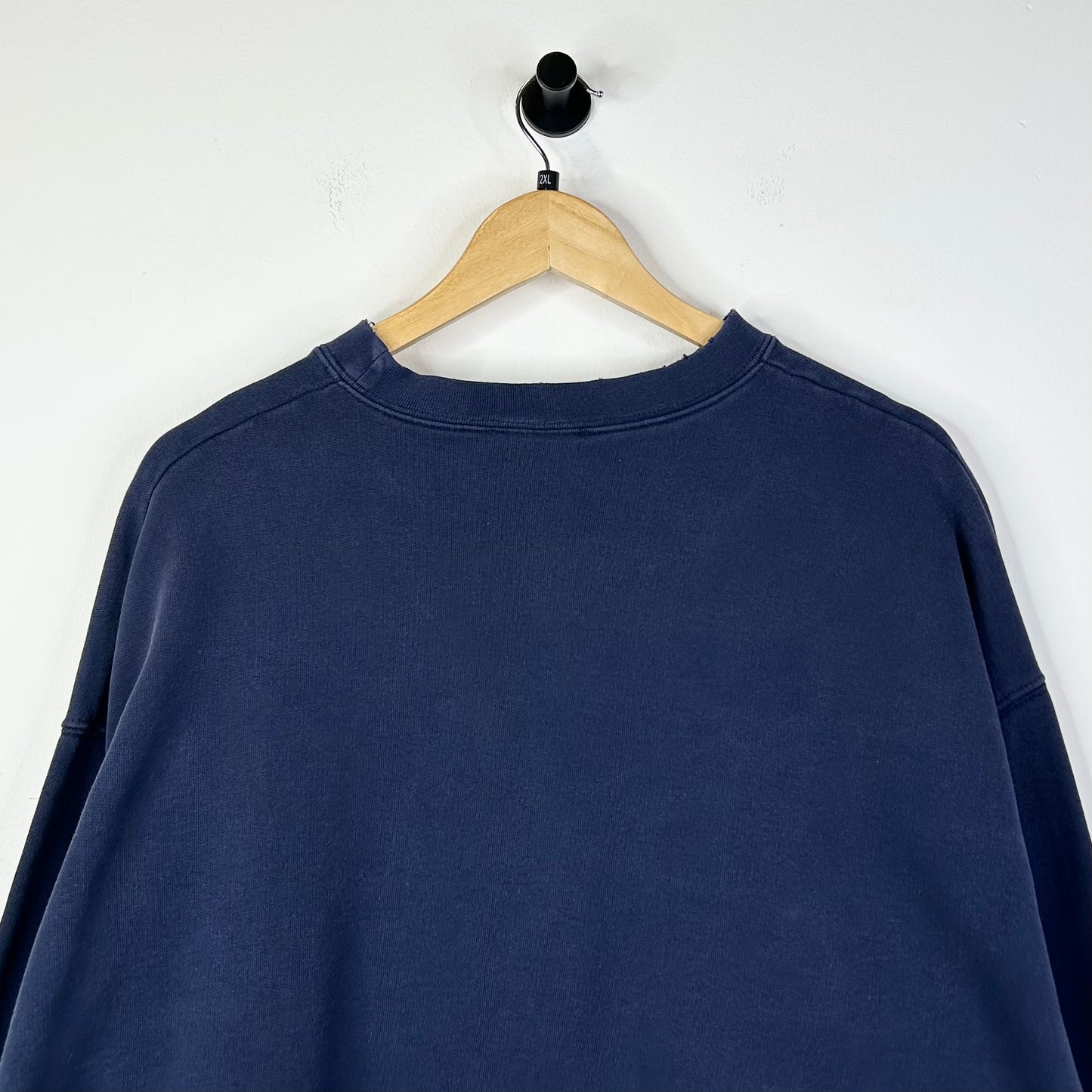 MICHIGAN LOGO ATHLETIC NAVY CREWNECK