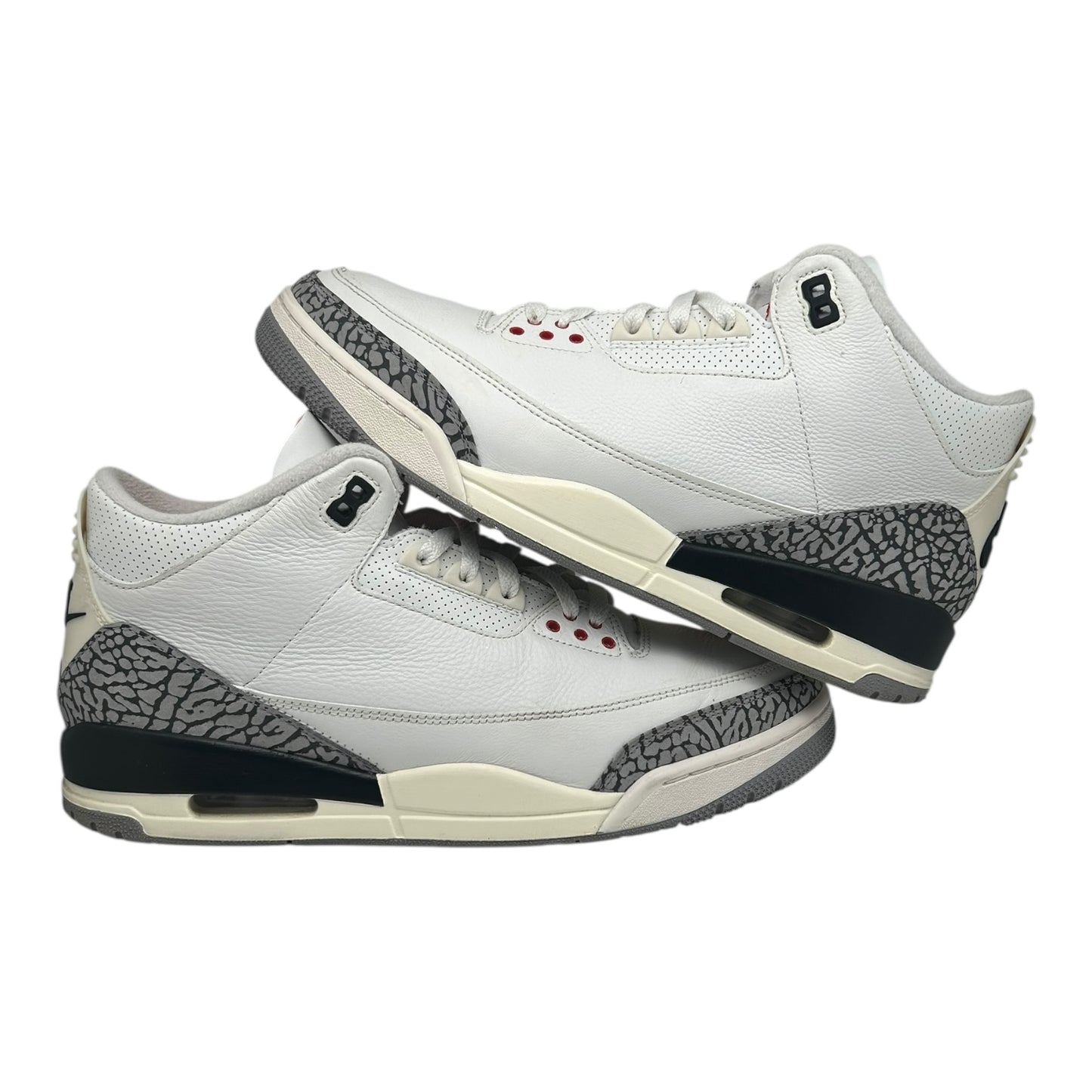 PREOWNED JORDAN 3 WHITE CEMENT REIMAGINED