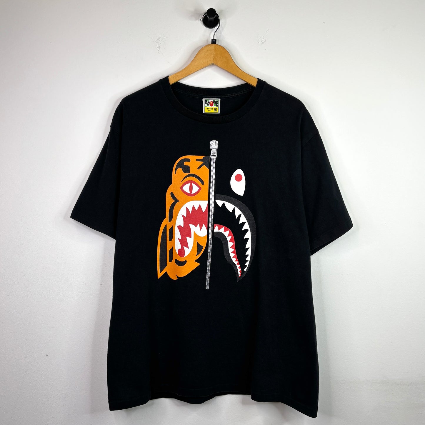 BAPE FUNTHERA MILITIA TIGER SHARK TEE