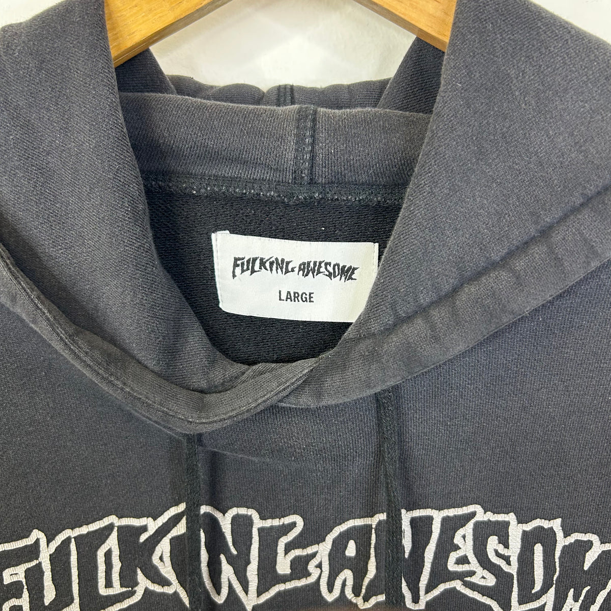 FUCKING AWESOME HOODIE OG LOGO BLACK