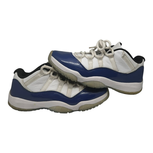 PREOWNED JORDAN 11 LOW WHITE CONCORD SIZE 8M