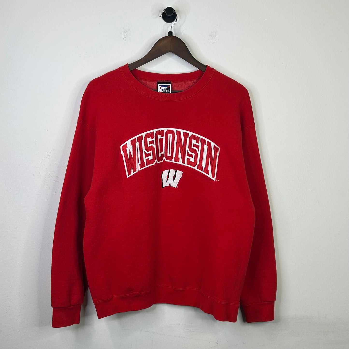 WISCONSIN BADGERS PRO PLAYER CREWNECK