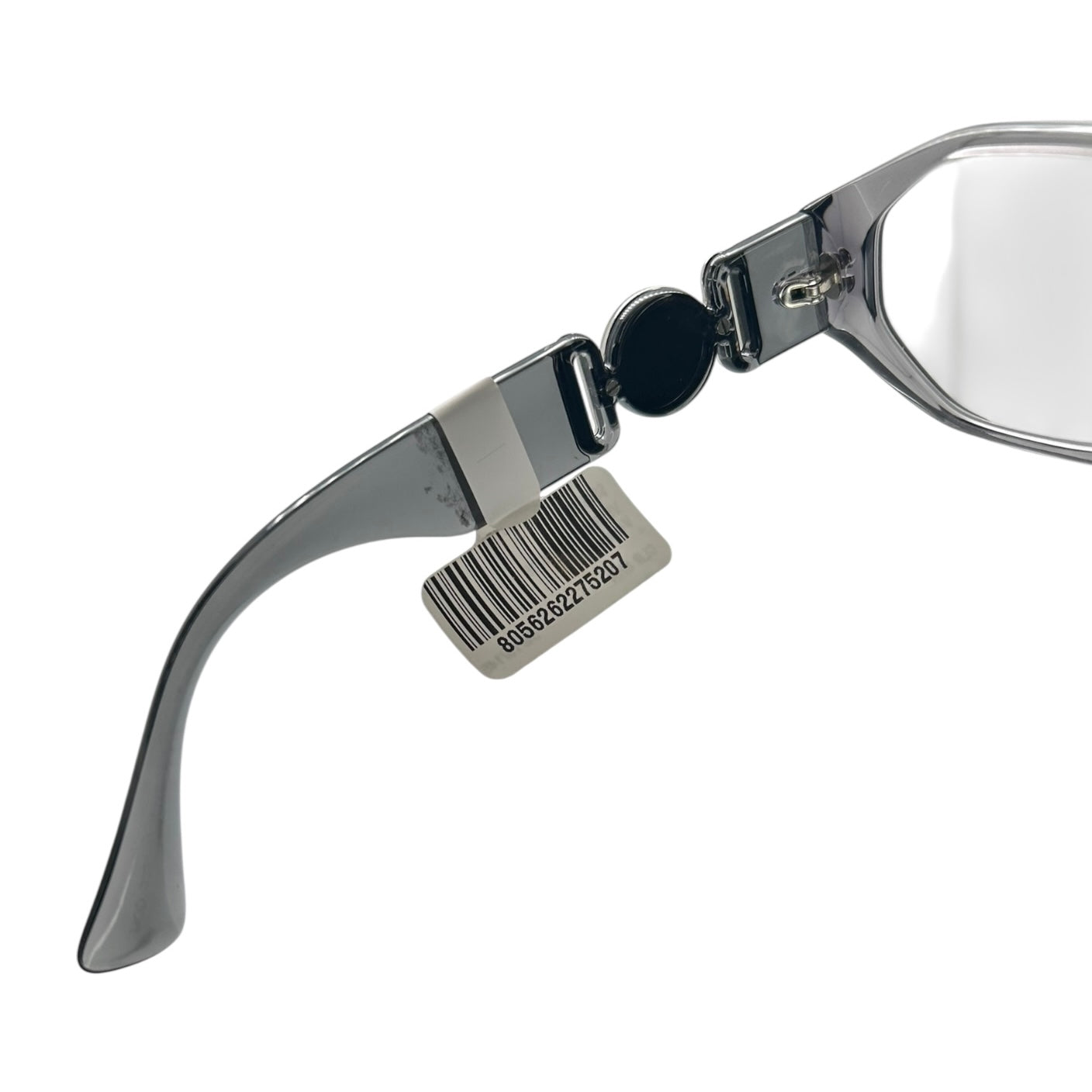 VERSACE MEDUSA SILVER BLACK CLEAR GLASSES