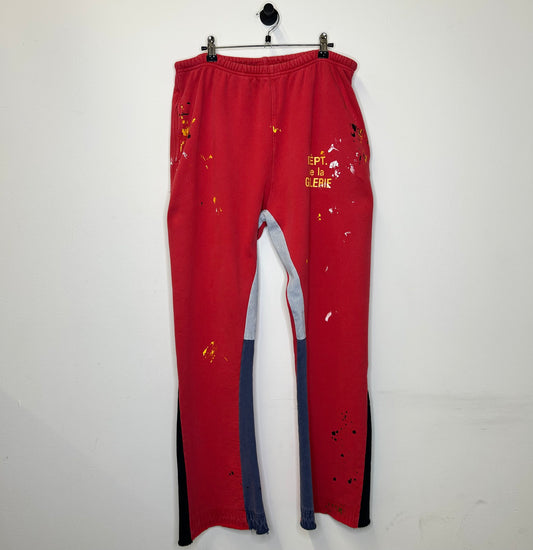 GALLERY DEPT. PAINT SPLATTER RED SWEATPANTS
