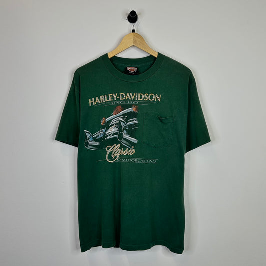 HARLEY DAVIDSON KONA HAWAII GREEN TEE