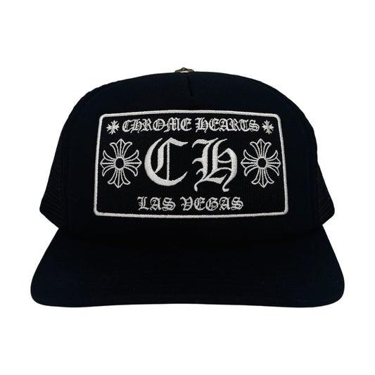 CHROME HEARTS BLACK LAS VEGAS TRUCKER