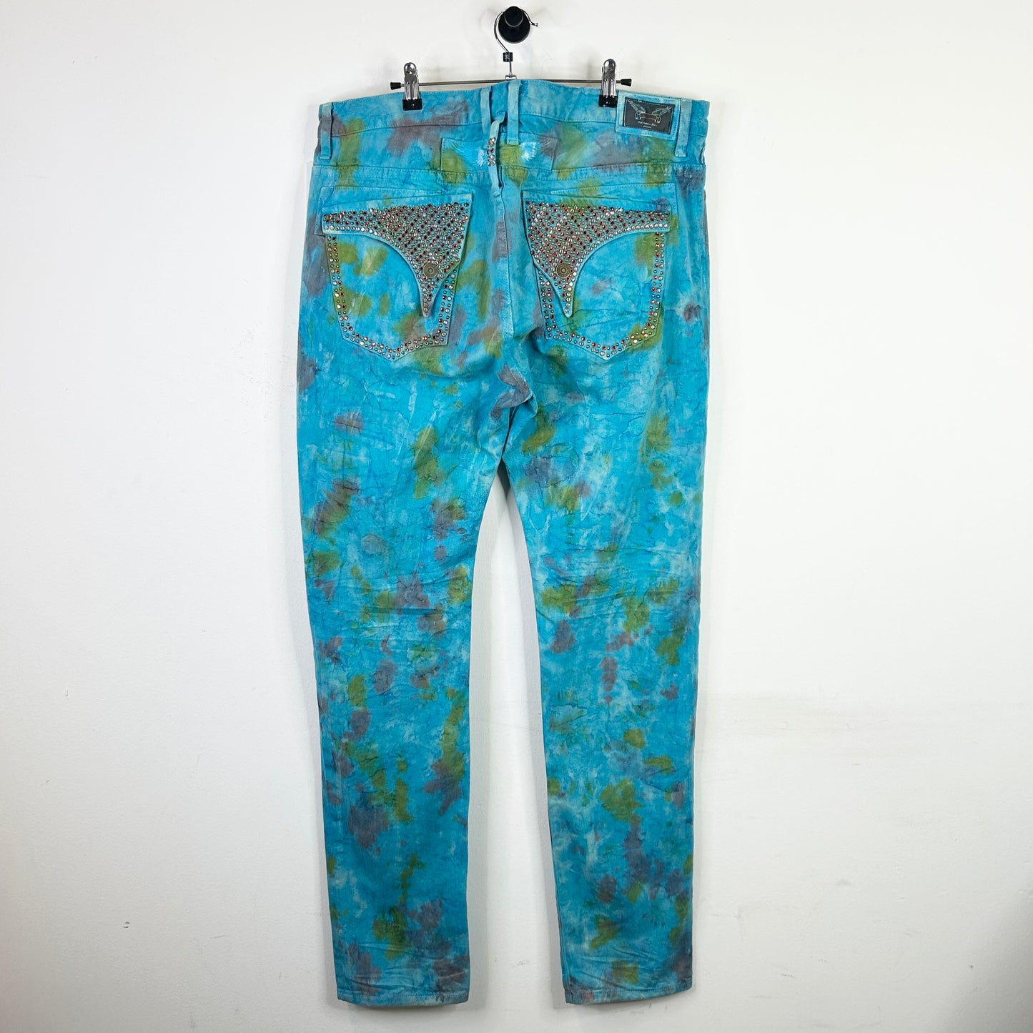 ROBINS TIE DYE WASH JEANS