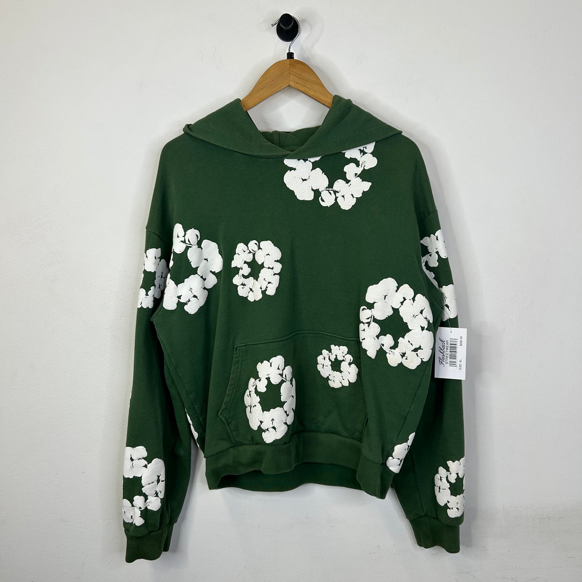 DENIM TEARS GREEN FLORAL HOODIE