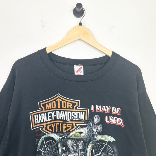 HARLEY DAVIDSON I MAY BE USED BUT NOT USED UP TEE