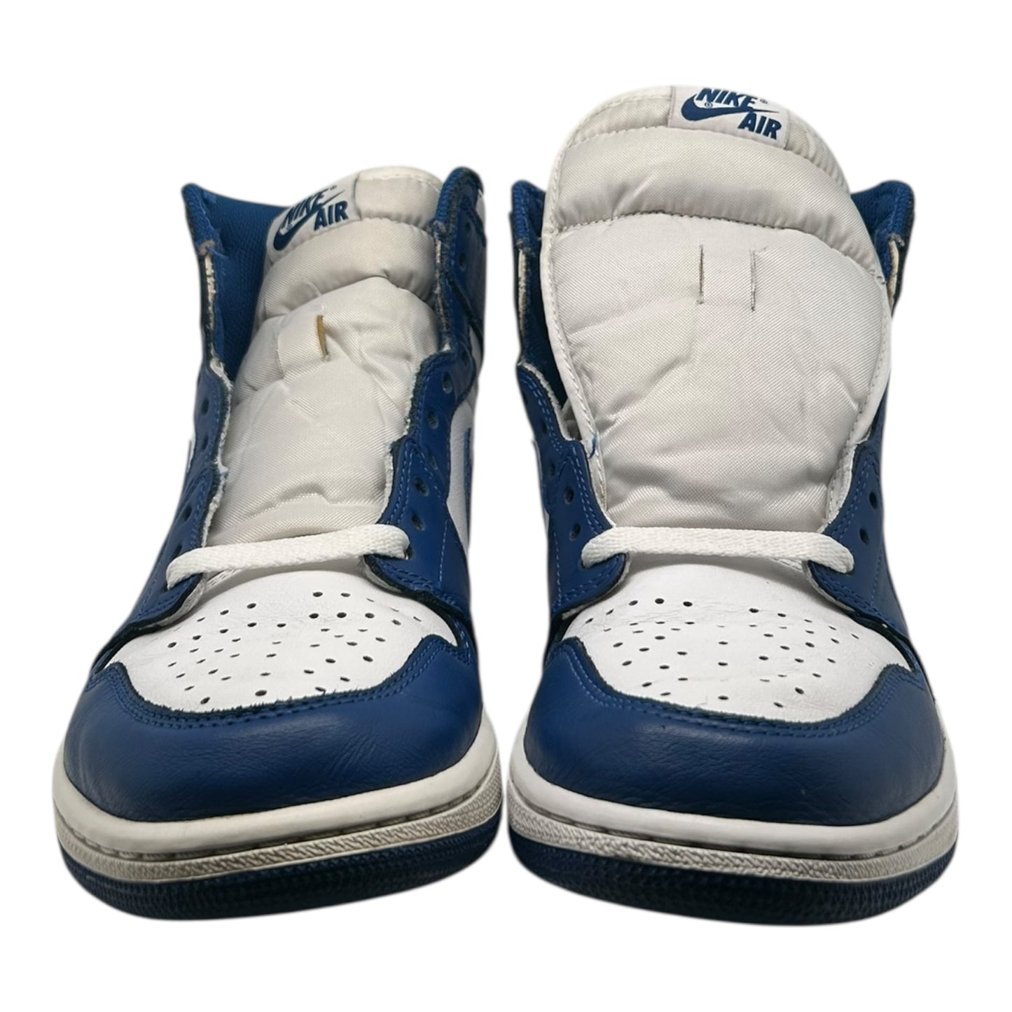 PREOWNED JORDAN 1 HIGH STORM BLUE SIZE 9.5
