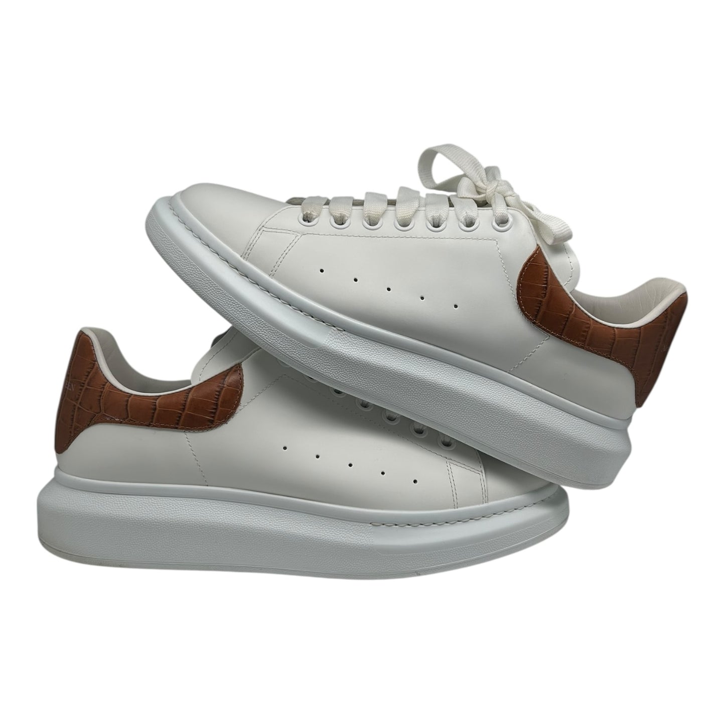 PREOWNED ALEXANDER MCQUEEN OVERSIZED CROC TAB
