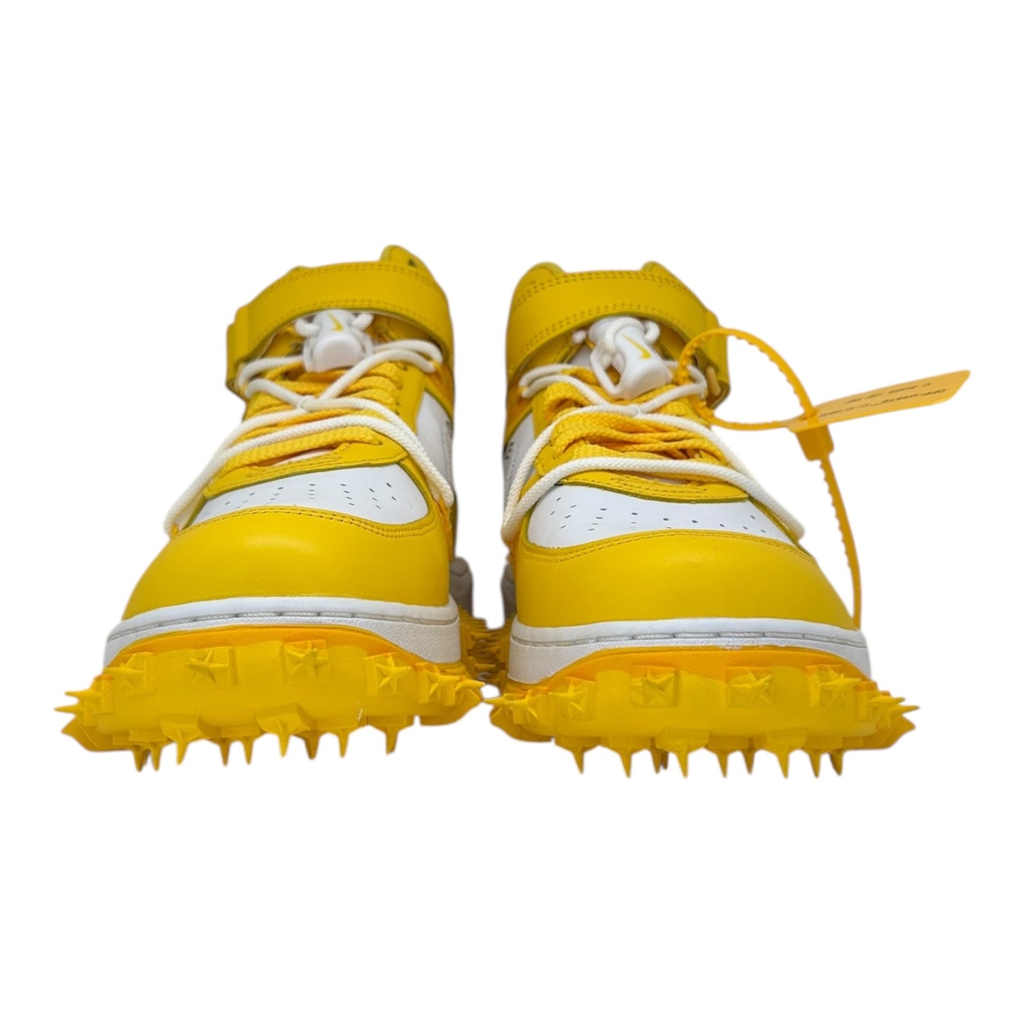 PREOWNED NIKE AIR FORCE 1 MID SP OFF WHITE VARSITY