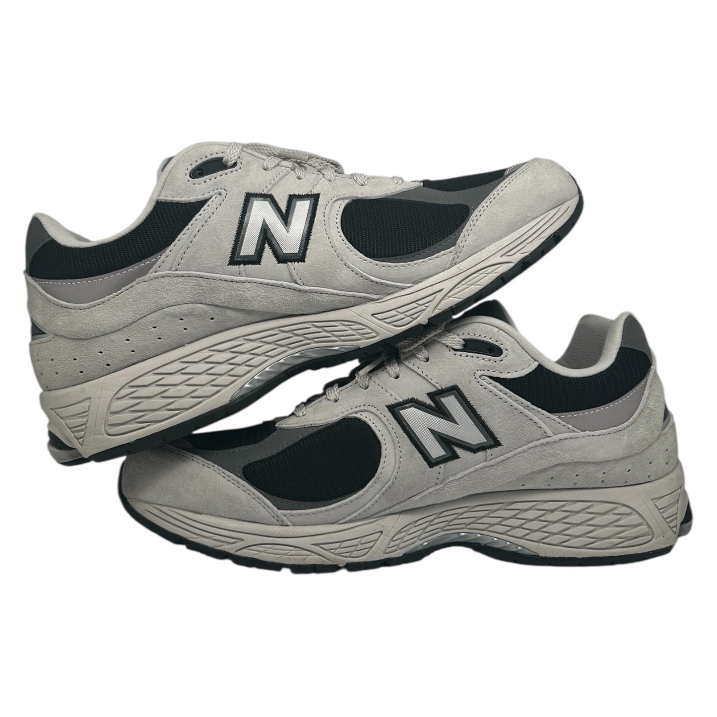 PREOWNED NEW BALANCE 2002R GREY/BLACK SZ 13