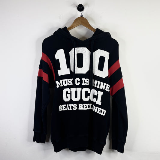 100 MUSIC IS MINE GUCCI HOODIE