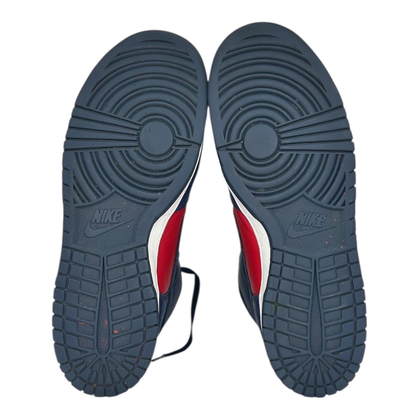 PREOWNED NIKE SB DUNK HIGH SUPREME BY ANY MEANS NAVY