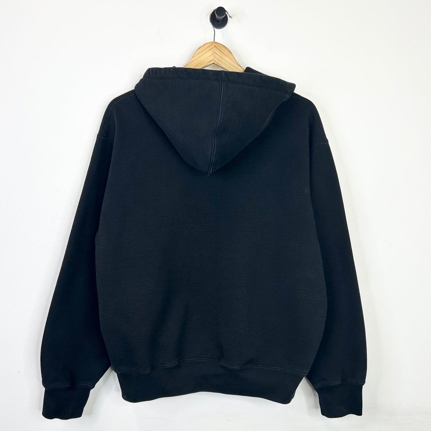 SUPREME COLLEGIATE BLACK AND WHITE HOODIE