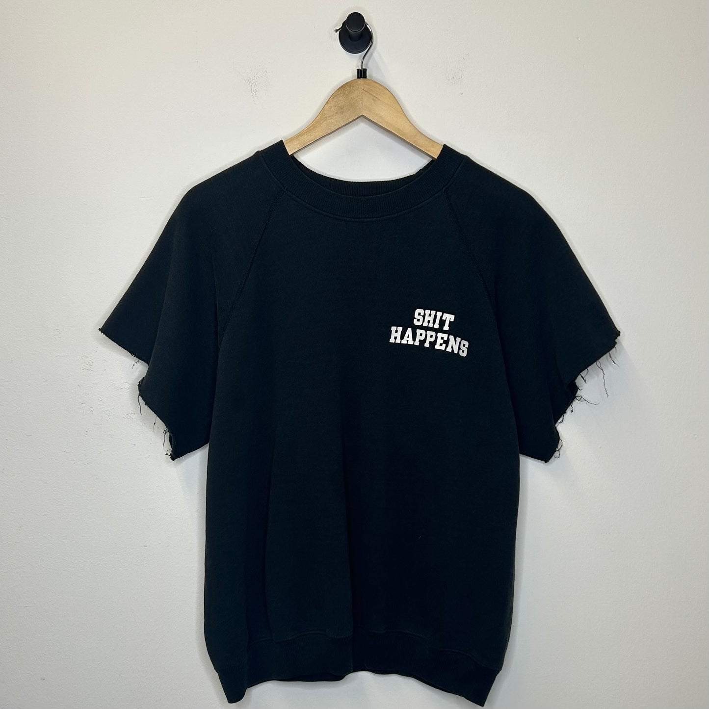 SHIT HAPPENS CUT SLEEVES TEE