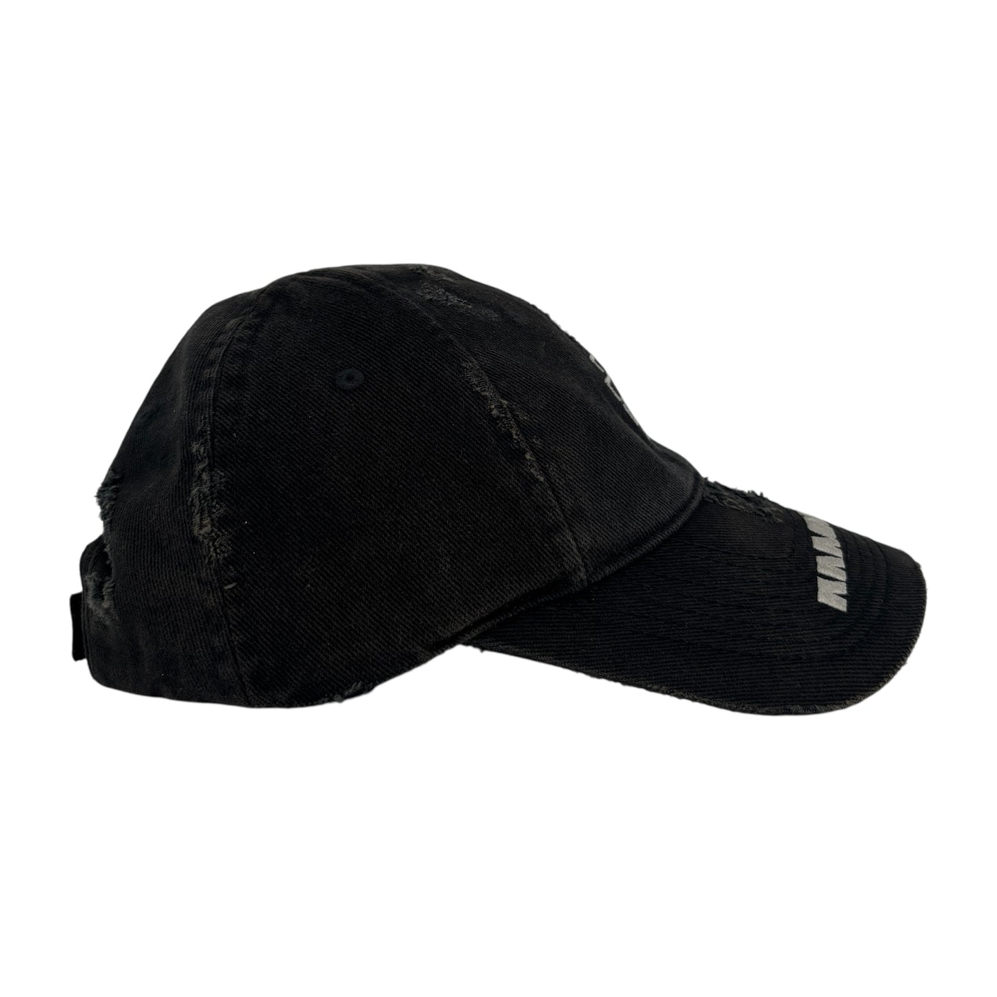 BALENCIAGA RAMMSTEIN DISTRESSED CAP