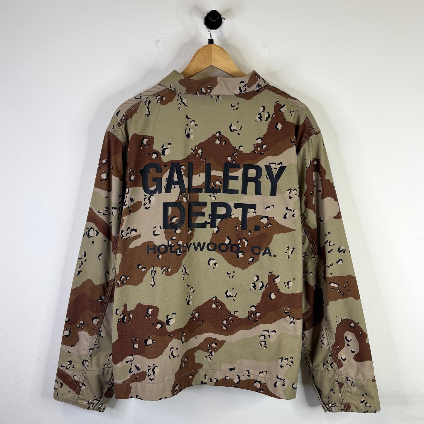 GALLERY DEPT. CAMO ZIP UP JACKET