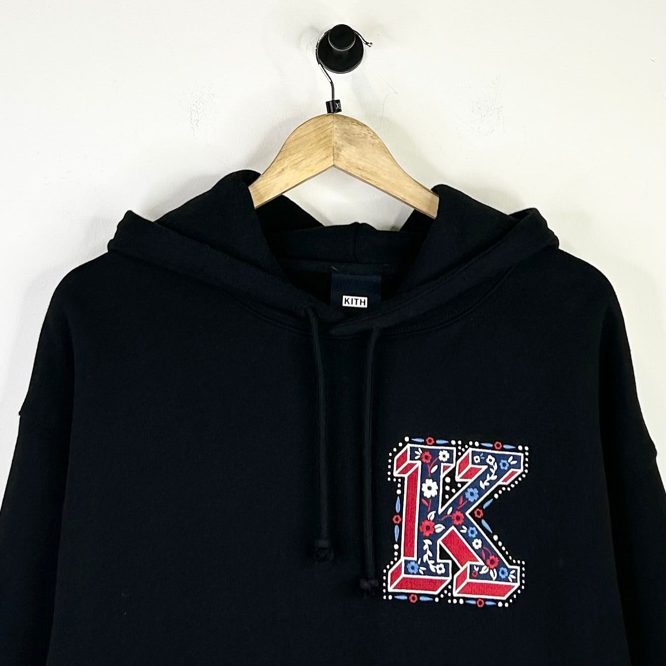 KITH NEEDLEPOINT HOODIE 'BLACK'