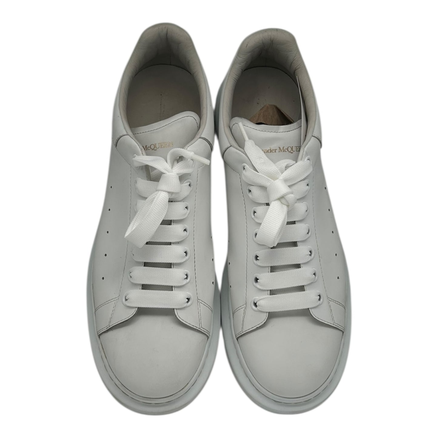 PREOWNED ALEXANDER MCQUEEN TRIPLE WHITE